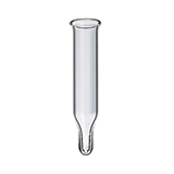 250µl Big Mouth Insert (Glass) w/Glass Flange for 2.0ml Crimp-Top and Big Mouth Step Vials, pk.1000